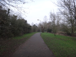 P2018DSC07802	The path through Stratford Fields.