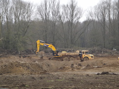 P2018DSC07933	Heavy plant working near Wolverton.