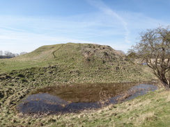 P2018DSC08766	Fotheringhay Castle motte.