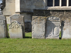 P2018DSC08788	Graves in Warmington churchyard.
