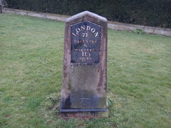 P2018DSC08895	A milestone outside Daventry.