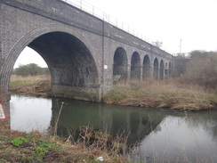 P2018DSC09075	The railway bridge over the Nene.