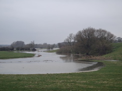 P2018DSC09144	The flooded Nene to the west of Polebrook.