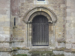 P2018DSC09214	A doorway at Achurch church.