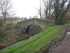 P2018DSC09245	A packhorse bridge in Barnwell.