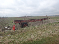 P2018DSC09272	Farm debris beside the track.