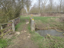 P2018DSC09461	A bridge crossing a stream between Great Easton and Rockingham.