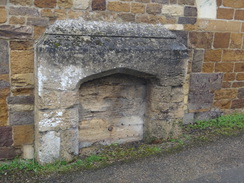 P2018DSC09579	An exterior fireplace on a house in Rockingham?