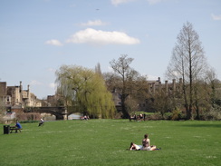 P2018DSC09811	Sunbathers in Stamford.