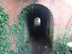 P2018DSC09855	A passageway under a bridge.