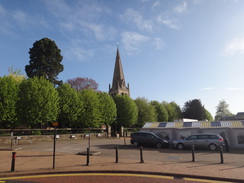 P2018DSC00150	The view across Wellingborough market place. 