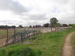 P2018DSC00237	The sad remains of Nene Park football stadium.