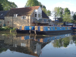 P2018DSC00391	The Oxford Canal near Heyford railway station.