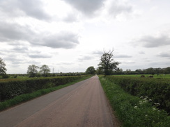 P2018DSC00544	The road leading west from Chacombe.