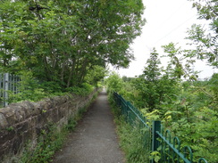 P2018DSC01449	Following the trail through Connah's Quay.