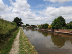 P2018DSC01628	The canal in Waverton.
