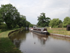 P2018DSC01772	The canal at Wrenbury Bridge.