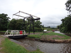 P2018DSC01857	The lift bridge at the entrance to the Whitchurch Arm.