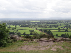 P2018DSC01953	The view from the summit of Grinshill.