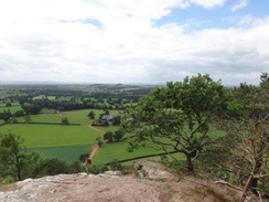 P2018DSC01960	The view from the summit of Grinshill.