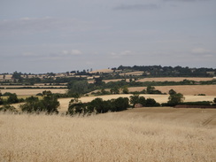 P2018DSC02439	The view from the track leading north out of Staverton.