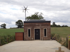 P2018DSC02539	An old pumping station converted into a huse in Welton.