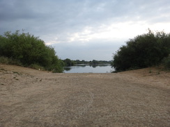 P2018DSC02564	A flood relief channel near the lakes.