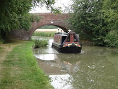 P2018DSC02794	The Grand Union Canal to the north of Elkington.