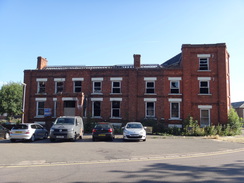 P2018DSC02927	The fire-ravaged Bridge Hotel in Sutton Bridge.