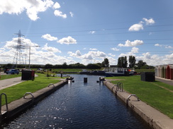 P2018DSC03120	The sea lock at the Kelpies.