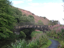 P2018DSC03374	The canal beside Broxburn Bing.