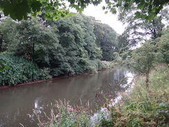 P2018DSC03750	The River Kelvin southwest of Balmuidy Bridge.