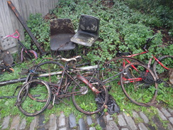 P2018DSC03830	Debris dredged from the Spiers Wharf branch