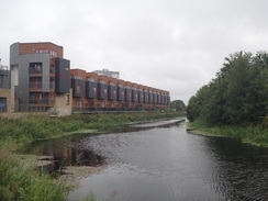 P2018DSC03847	Canalside buildings near Maryhill.