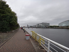 P2018DSC03941	Following the Clyde towards the centre of Glasgow.