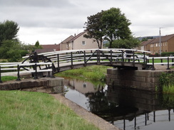 P2018DSC04145	A footbridge over the canal near Whitecrook.