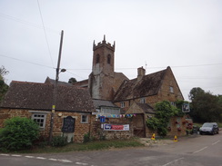 P2018DSC04388	Shutford church and pub.