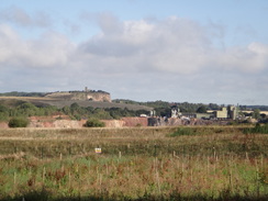 P2018DSC04556	A distant view of Cloud Hill Quarry and Breedon-on-the-Hill.