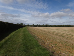 P2018DSC05043	Following the path north into Bledington.