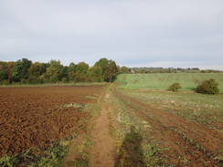 P2018DSC05304	The path between Broad Campden and Chipping Campden.