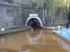 P2018DSC05575	The western portal of the New Harecastle Tunnel.