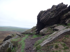 P2018DSC05982	The ascent near the top of Shutlingsloe.