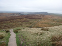 P2018DSC05994	The descent north down from Shutlingsloe.