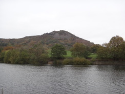 P2018DSC06021	Tegg's Nose viewed across Bottoms Reservoir.