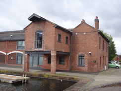 P2018DSC06207	A building at Diglis Marina.