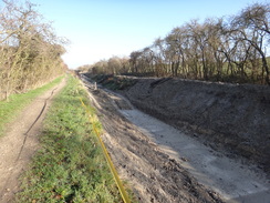 P2018DSC06402	A stretch of canal under restoration between Little Tring and Drayton Beauchamp.