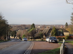 P2018DSC06553	Descending down past Barton Seagrave.