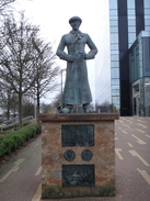 P2018DSC06599	A memorial to PLUTO outside the Corby Cube.