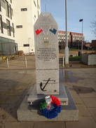 P2018DSC06811	A Merchant Navy memorial at St Peter's Dock.