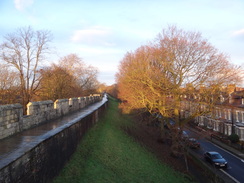 P2018DSC06880	Following the southern section of York's city walls.